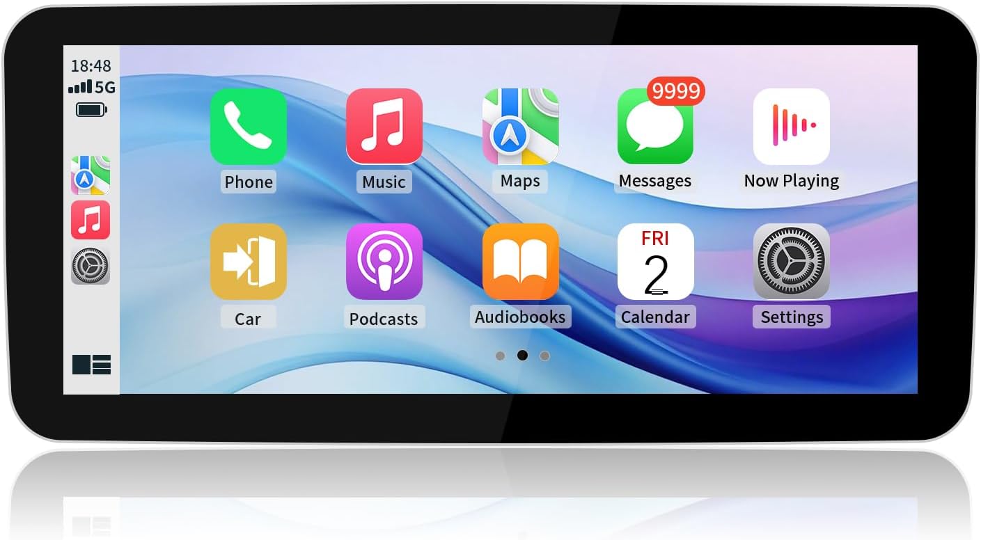 Wireless CarPlay/Android Auto 12.3 Inch Touchscreen for Mercedes Benz E Class W212 E200 S212 (2015-2016) with NTG5.0 System, Car Radio Receiver, Multimedia, Bluetooth, Car Stereo