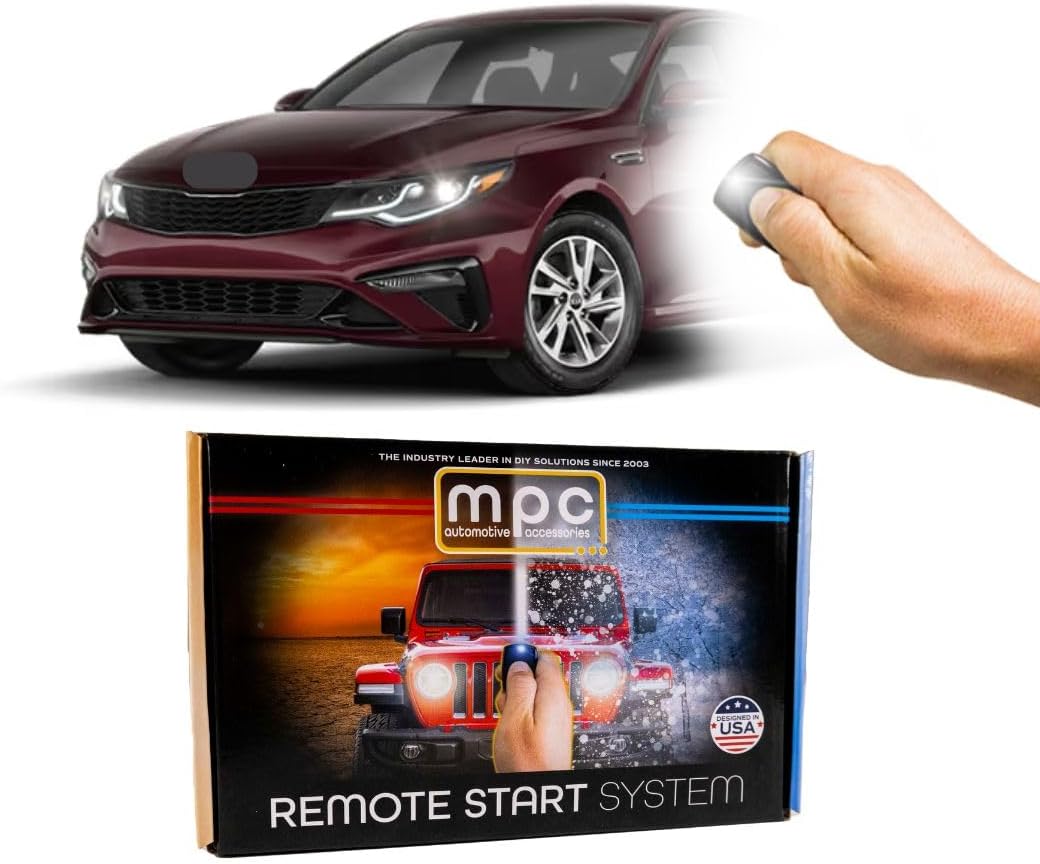 MPC Remote Start Kit Compatible with Kia Optima 2016-2020 || Plug and Play || Push to Start Only || Push Lock 3X to Start || USA Tech Suppport