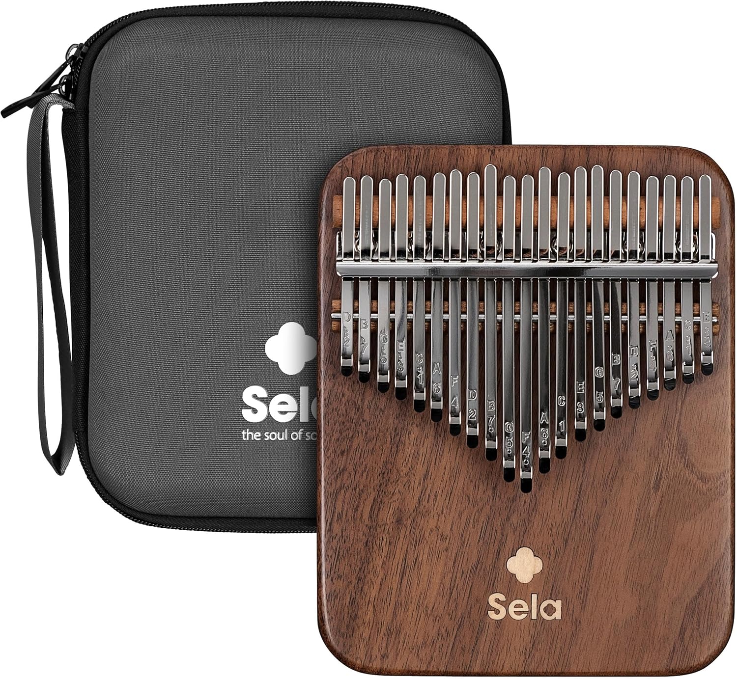 Sela Kalimba 21 Black Walnut Solid
