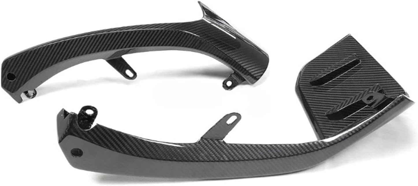 3PCS Car Front Bumper Lip Compatible for BMW M2 G87 2023 2024 Dry Carbon Fiber Spoiler Splitter Guard Auto Chin Exterior Parts