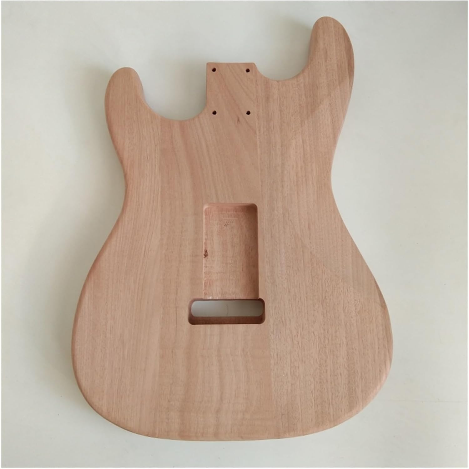 Guitar Body Guitar Replacement Parts 3-4-piece For ST Electric Guitar Body Mahogany Body With Grain Veneer No Paint