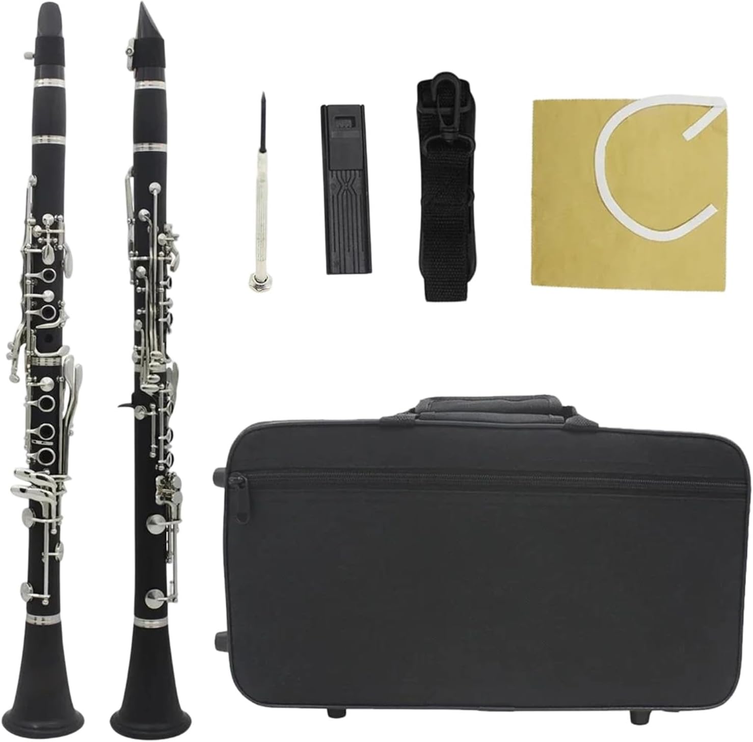 Clarinet for Adult Beginners Clarinet Bb17 Keys Professional Woodwind Instrument