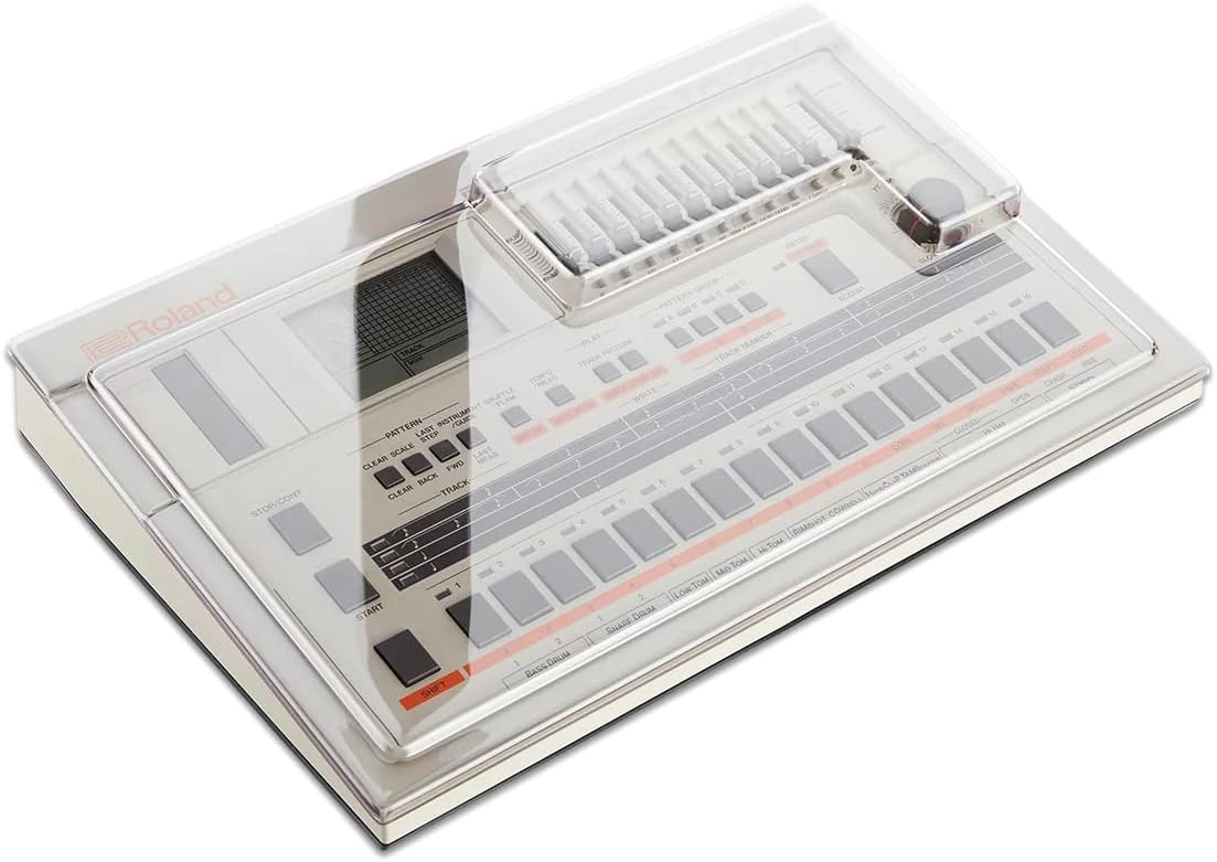 Decksaver Polycarbonate Cover for The Roland TR-707 Classic Drum Machine (DS-PC-TR707)