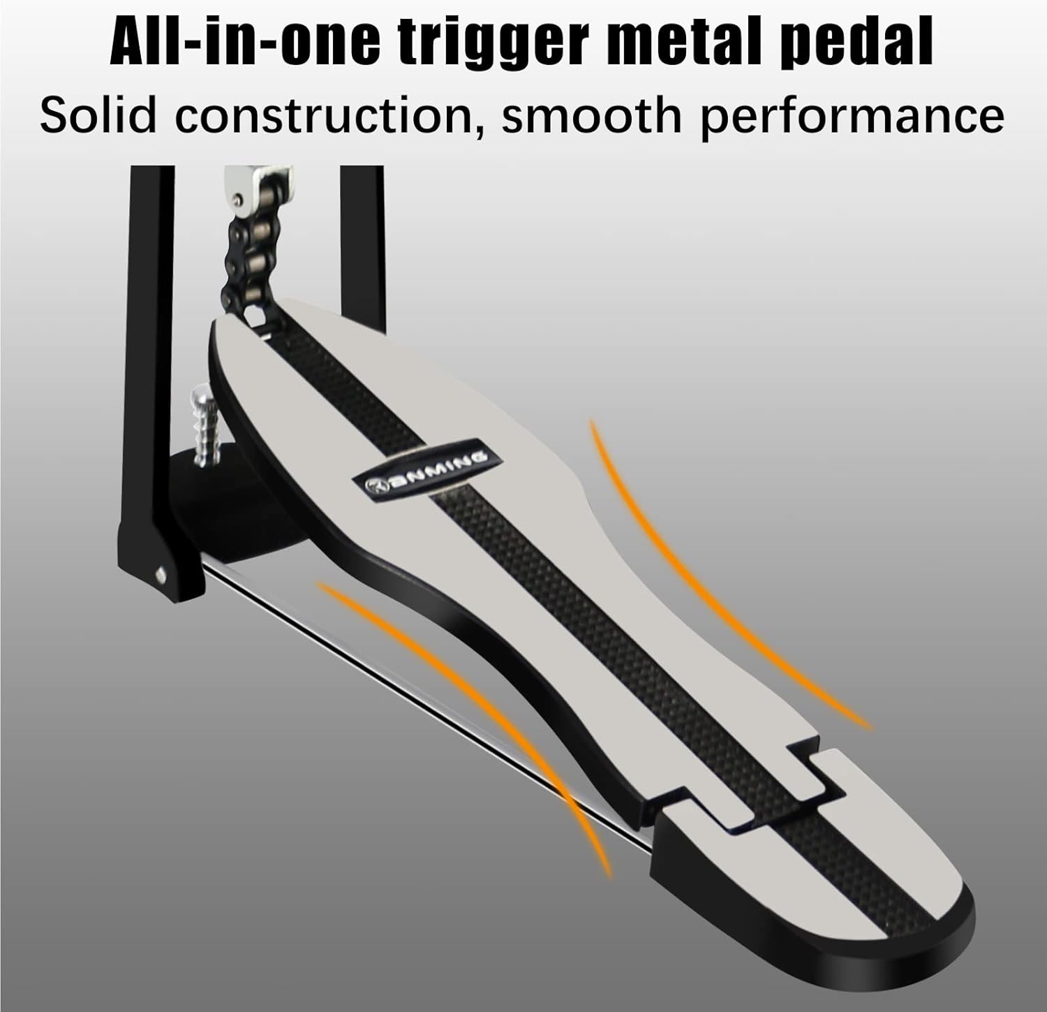 RANMING Practice Drum Pad Stand Kit Silent Drum Pad Set Drum Set Practice Kit with 1 Bass Drum Pedal,Hi-Hat Pedal,2 Drum stand,14 Inch Silent Cymbal,Dumb Drums for Beginners Adults (Black)