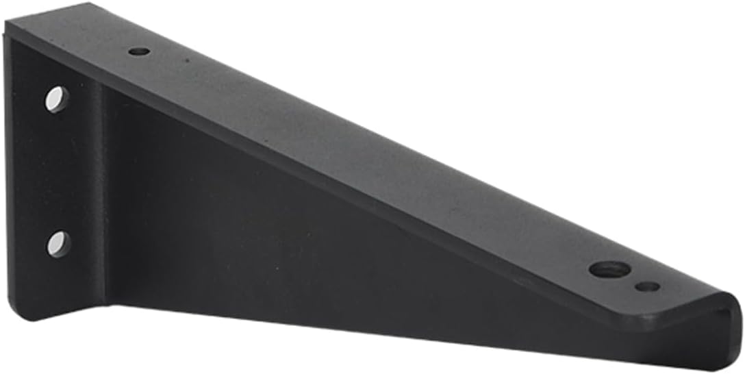 Shelf Brackets Wall Mounted Shelve Brackets Metal L-Shaped Floating Support Angle Brackets for Countertops,TV Bench,Desk,Cabinets,Black (19.7in) (26in)