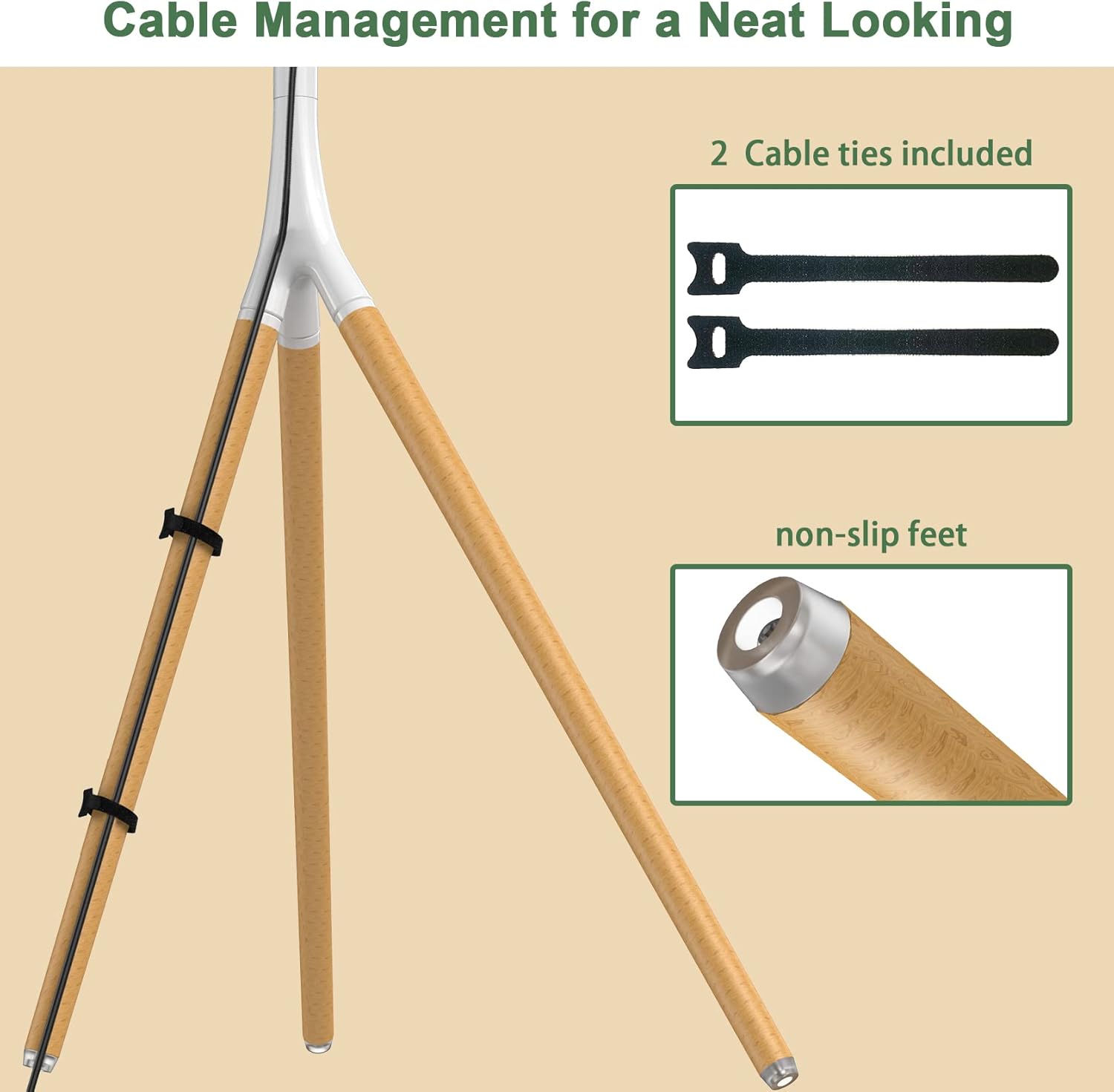 Easel TV Stand with Tripod Base for 45