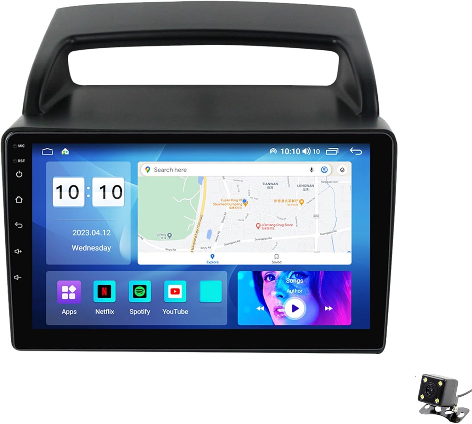 ADMLZQQ Double Din Car Stereo Multimedia with Bluetooth and 9