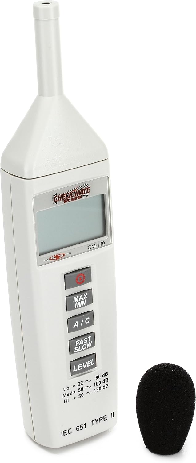 Galaxy Audio CM140 Checkmate Microphone Preamp SPL Meter