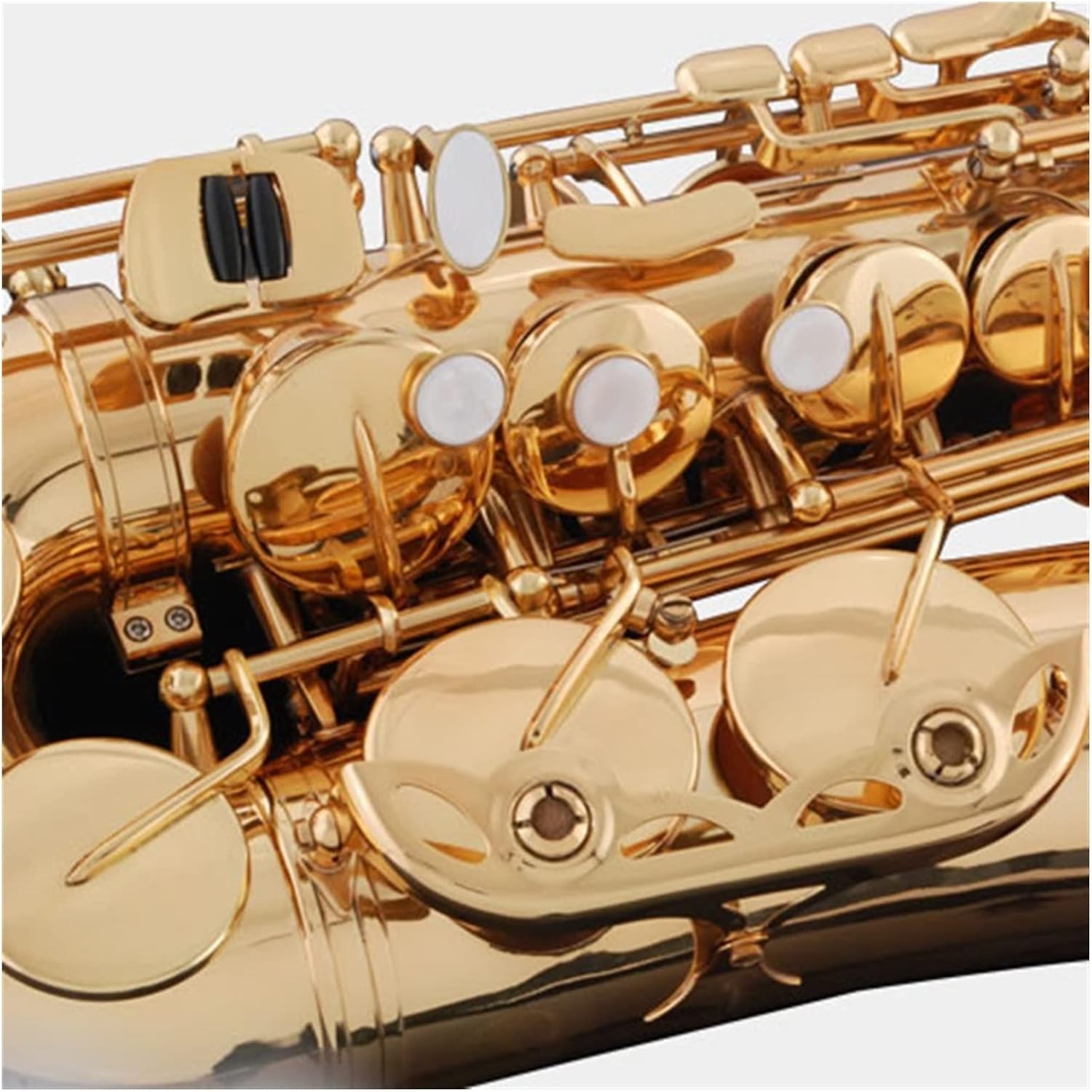 E-Flat Alto Saxophone Primary Color Pearl Buckle Saxophone/Wind Instrument