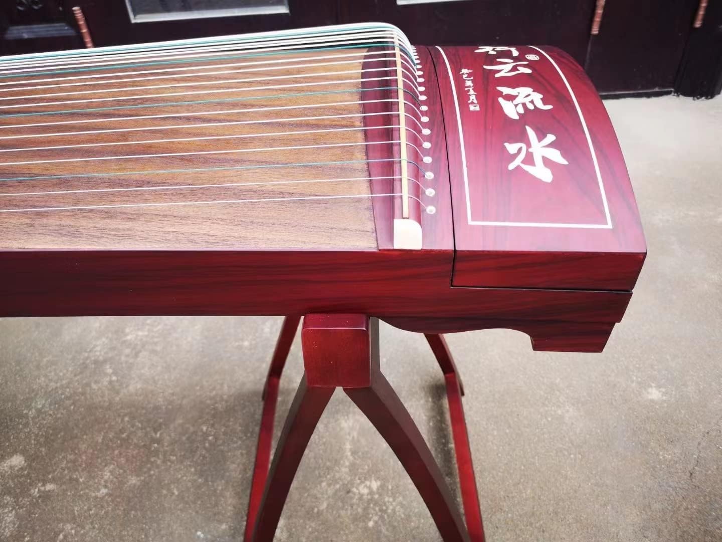 Landtom Professional Paulownia Guzheng (163cm) for Adults/beginner (Flowing water)