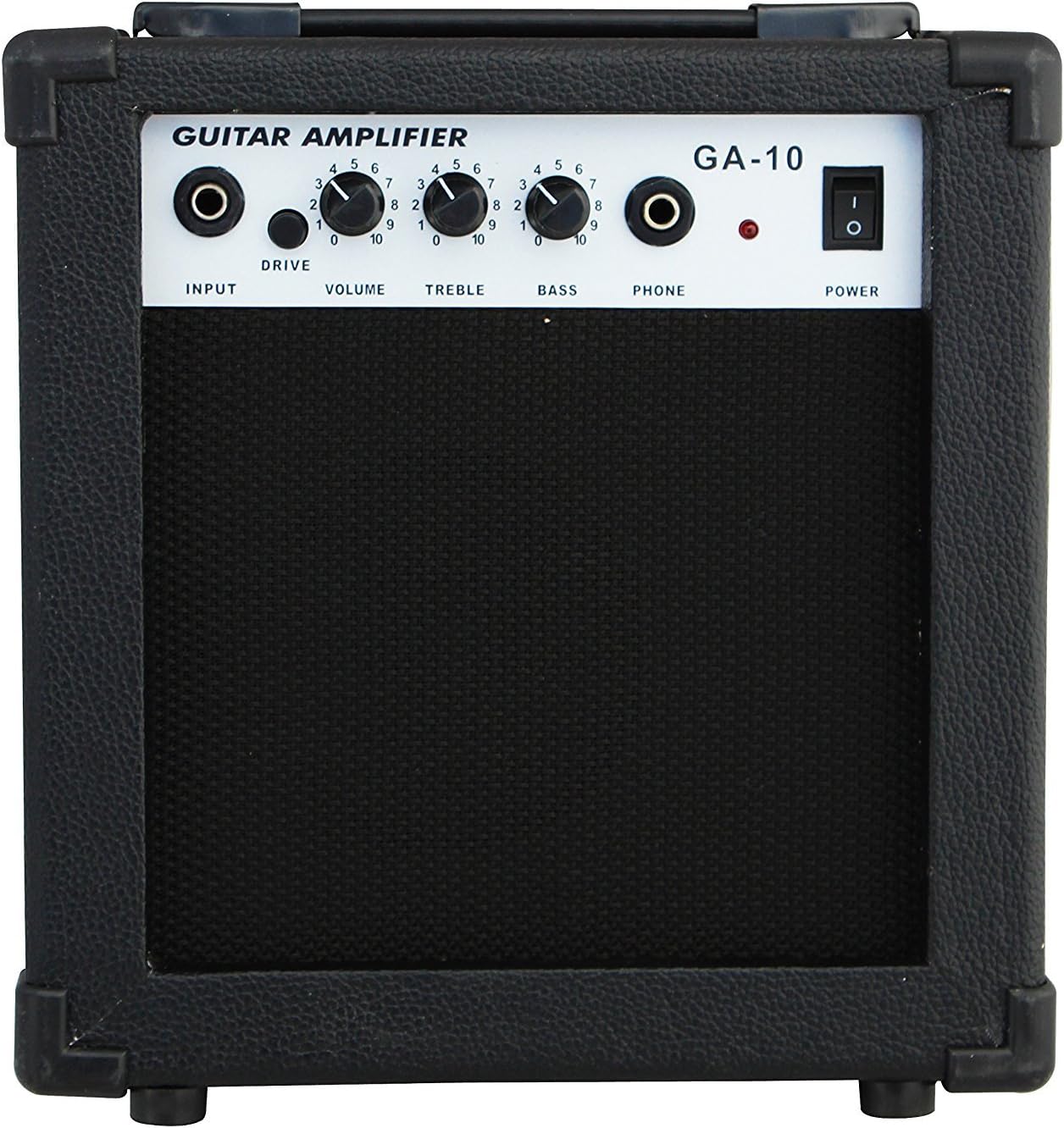 Beginner Series 39-Inch Electric Guitar with 10-Watt Amp, Case, Strap, Cable, Capo, Picks, Electronic Tuner, Stringwinder and Polish Cloth - Black