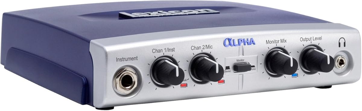 Lexicon Alpha Multi-Channel Desktop Recording Studio, 2x2x2 (2-input, 2-bus, 2-output)