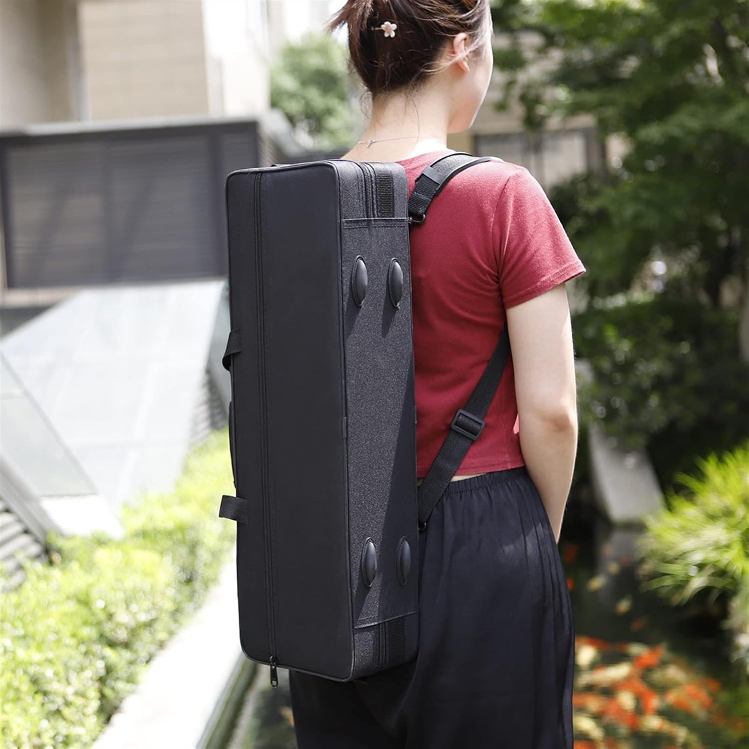 Saxophone Straight Saxophone Abalone Shell Key Woodwind Instrument with Box