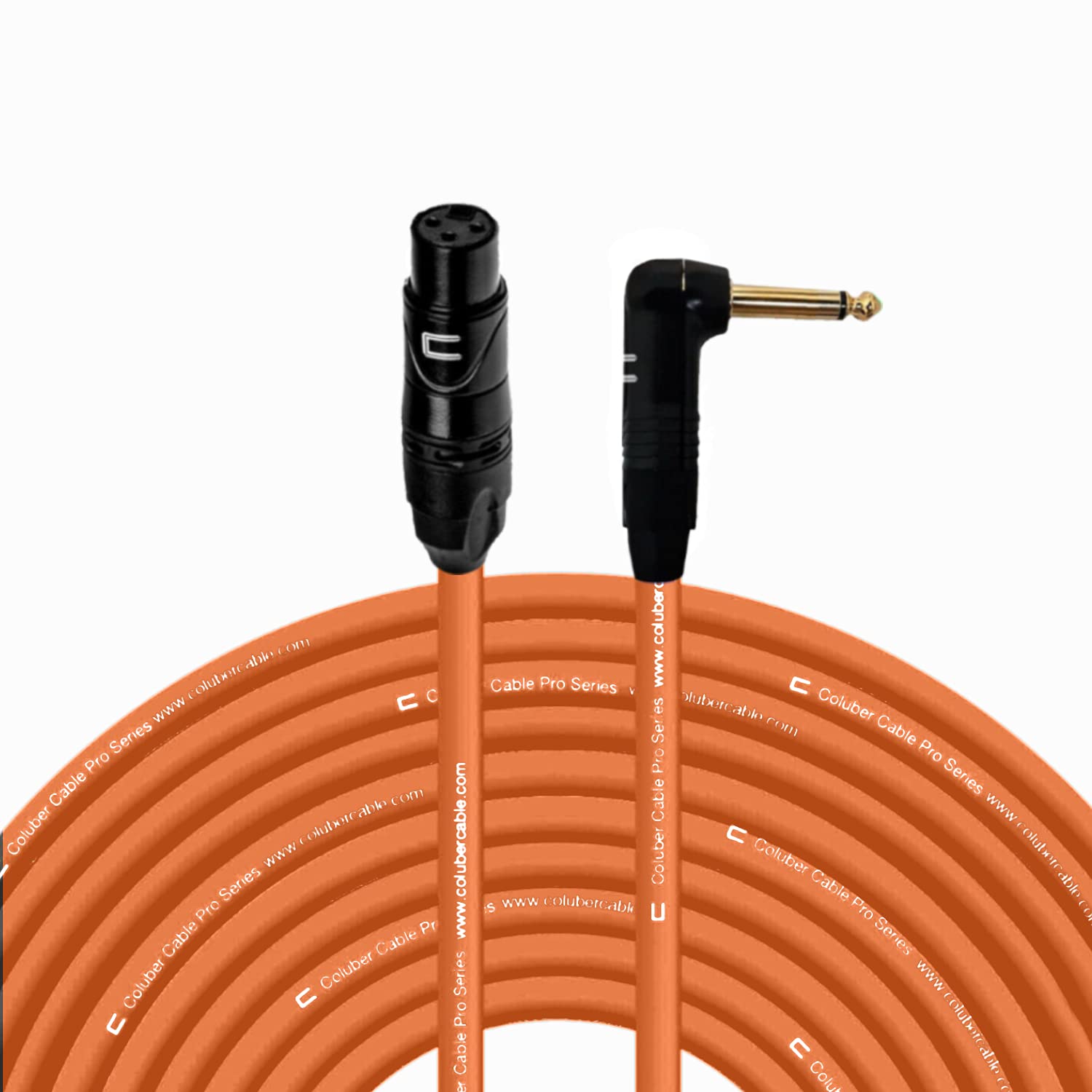 Unbalanced XLR Cable Female to Right Angle 1/4