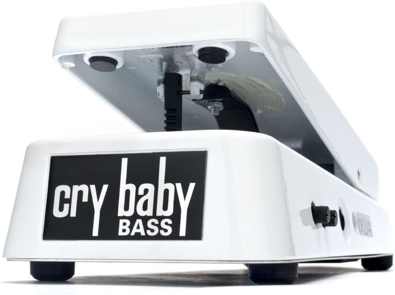 Dunlop 105Q Cry Baby Bass Wah Bundle w/ 2 Patch Cables, ECB-003 9V Adapter, and 6 Assorted Dunlop Picks