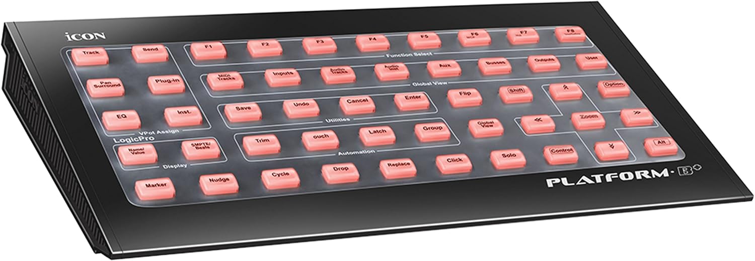 Icon Pro Audio Platform B+ - 50-Button Module for Platform M+ DAW Control Surface