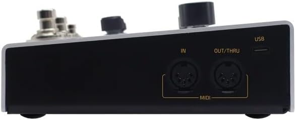 HOTONE Ampero II Stomp Multi Effects Processor Pedal Touch Screen Guitar Bass Amp Modeling IR Cabinets Simulation 450+ Dual FX Chain Processor Stereo Looper USB I/O Tonebird MXR Cable Bundle MP-300