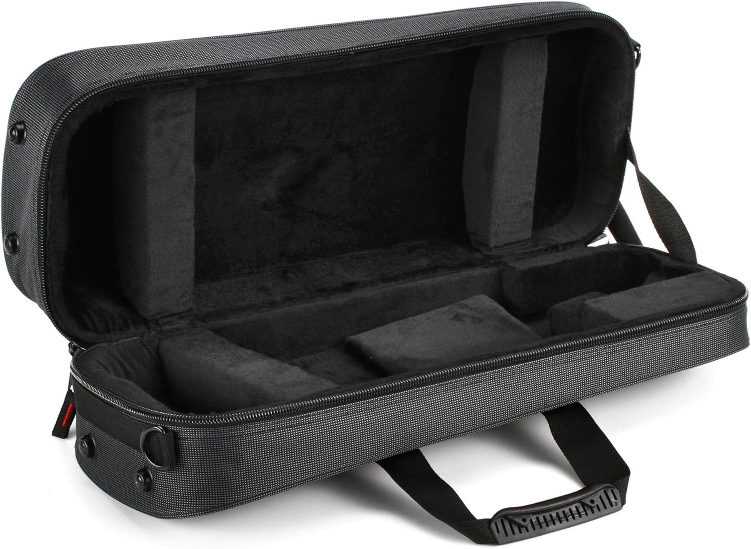 Gator Cases Lightweight Polyfoam Trumpet Case with Removable Strap and Rubber Interlocking Carry Handle; (GL-TRUMPET-A), Black