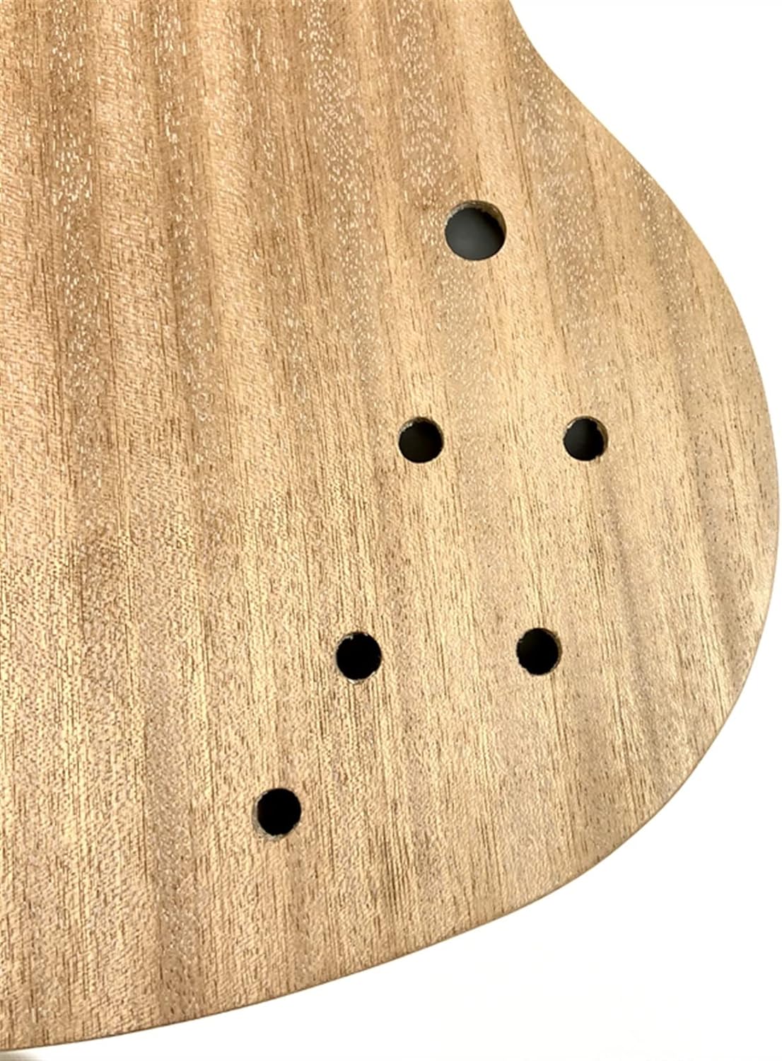 TSTS Electric Guitar 2 Dual-Coil Pickups Unfinished DIY Body Semi-Finished Unassembled Kits Guitar DIY Accessory