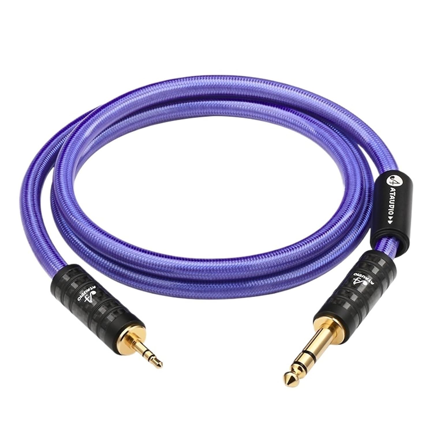 3.5 to 6.5 Male to Male Audio Cable for Phone Computer Mixer Amplifier Gold Plated 3.5 Jack to 6.5 Jack Connection Cable(3m)