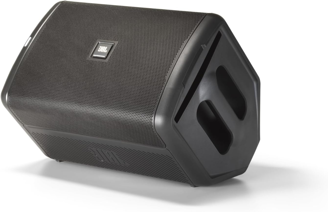 JBL Professional EON ONE Compact Ultra-Portable Battery Powered Wireless PA Speaker System with Bluetooth, Professional 4-Channel Mixer, and Lexicon Effects. Black