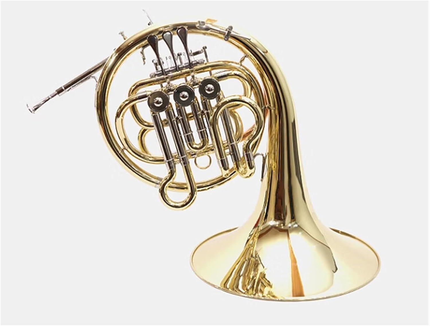 4 Key French Horn French Horn In B Flat Single Row Suitable For Playing And Practicing Brass Instruments