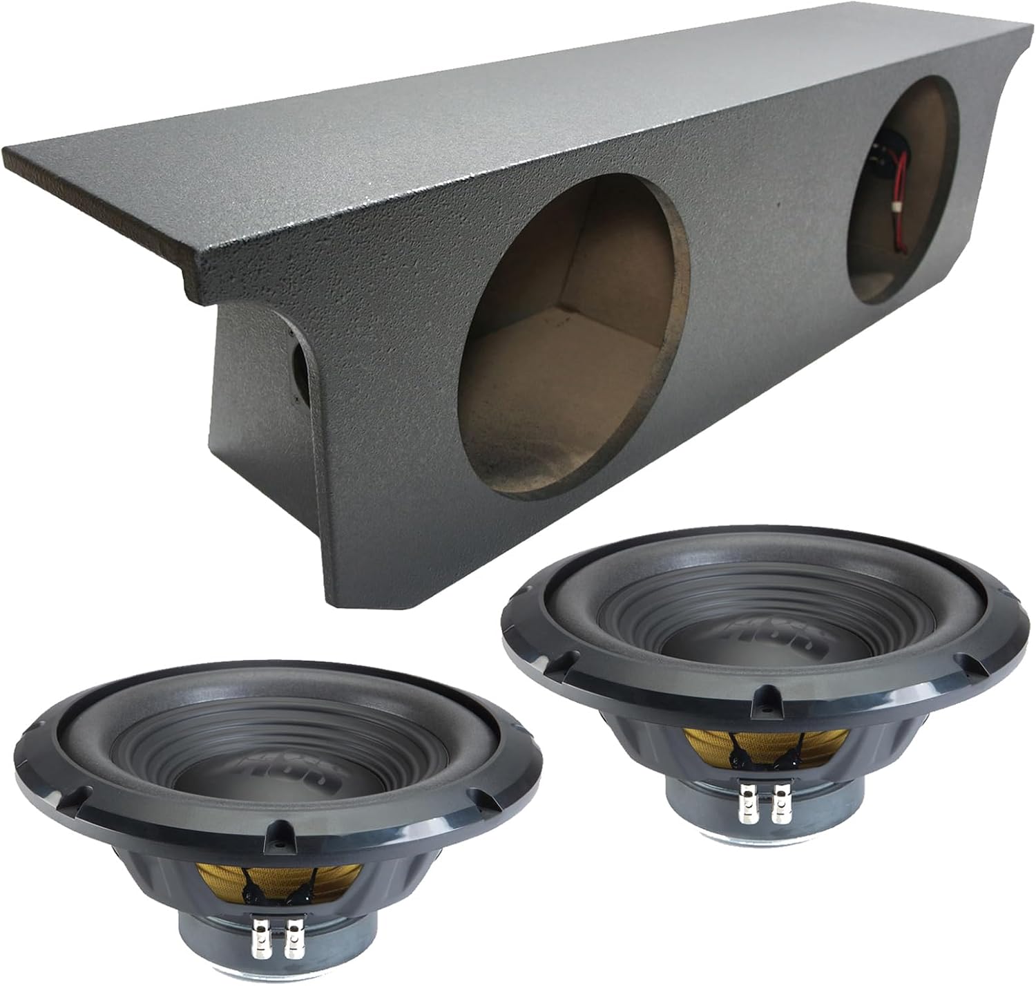 Alpine Compatible with 2007-2018 Jeep Wrangler Unlimited 4 Door Sealed Dual 12