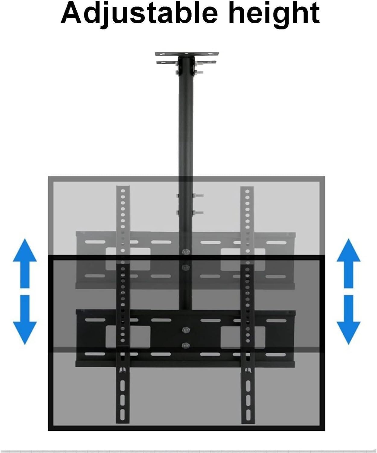 tv Wall Mount' Telescopic TV Bracket TV Ceiling Rack, Adjustable TV Bracket, 360° Rotating Bracket Universal Display Rack Folding tv Mount Wall Mount tv Bracket