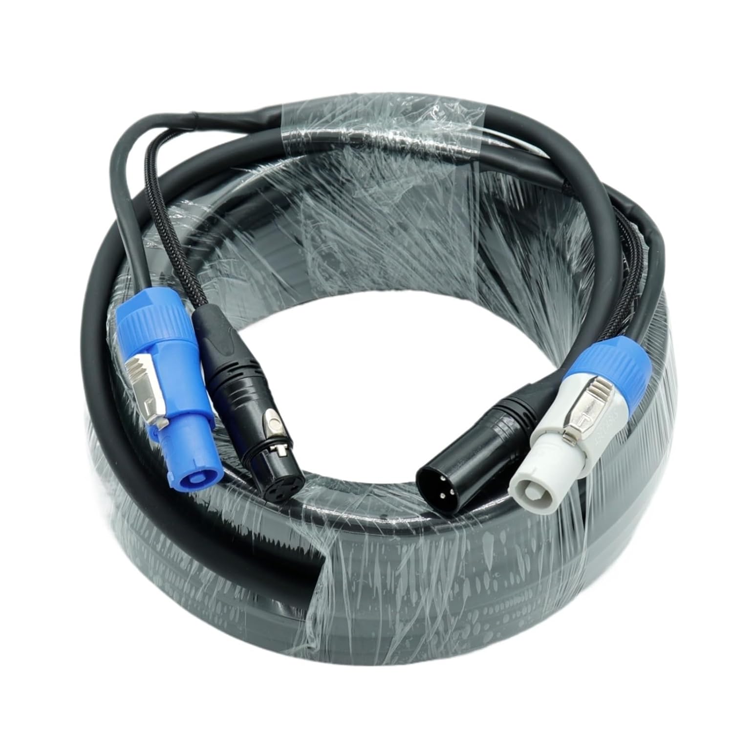 DMX Cable 3pin XLR Power Combo Cable for Stage Light Audio(5)