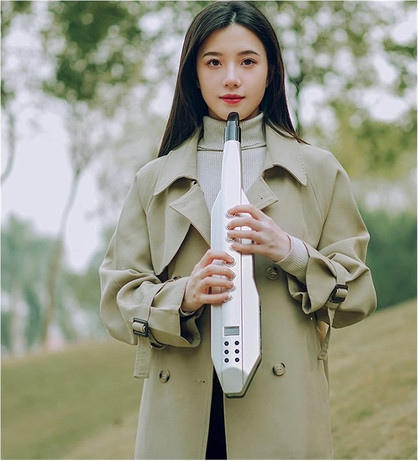 Electronic Wind Instrument Electronic Saxophone Blowpipe A Casual Instrument for Beginners Student Saxophone (Color : 2)