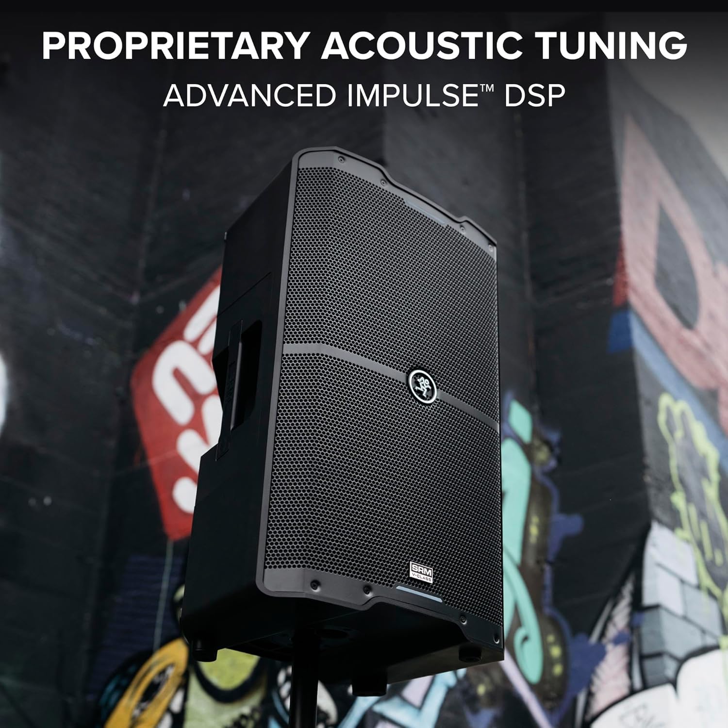 Mackie SRM V-Class Series, 12-Inch 2000W High-Performance Loudspeaker, Powered - Black (SRM212 V-Class)