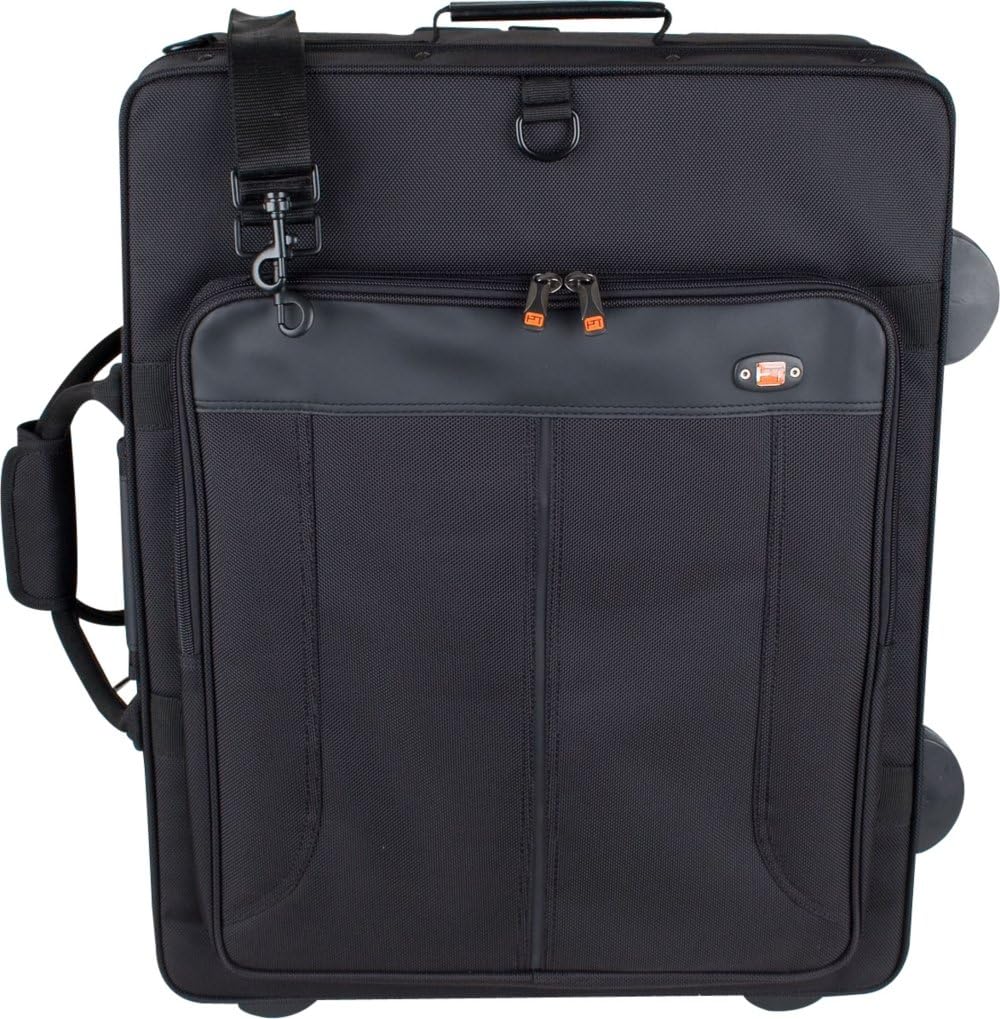 Protec Tec iPac IP301QWL Quadruple Trumpet PRO PAC Case with Wheels, Black