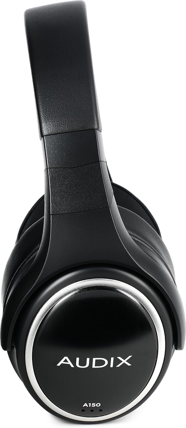 AUDIX A150 Studio Reference Closed-Back Headphones for Mixing and Mastering - Black