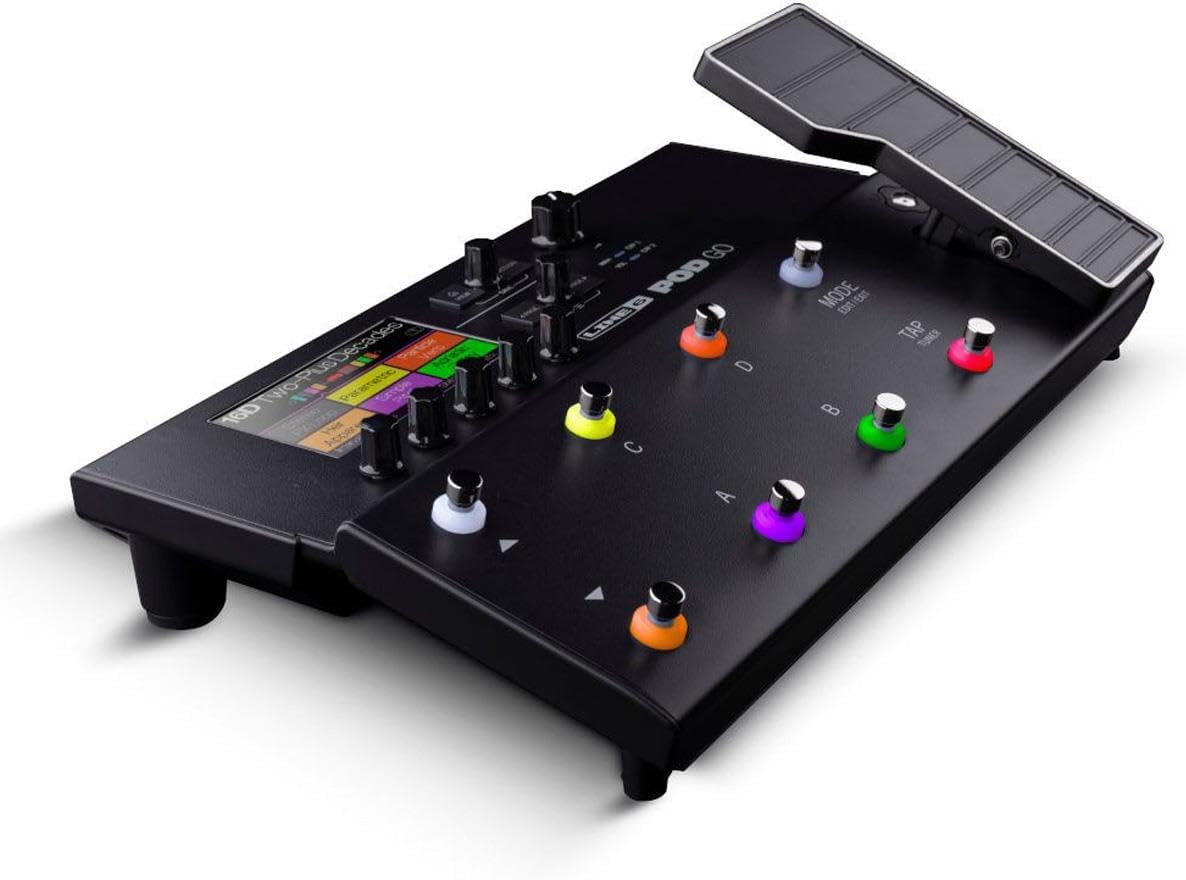 Line 6 POD Go Guitar Multi-Effects Pedal, Black