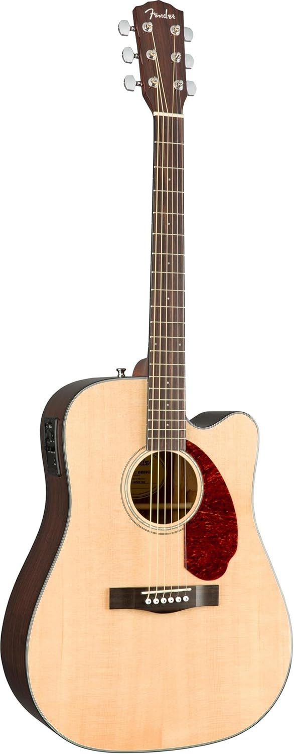 Fender 962704221 CD-140SCE Acoustic-Electric Guitar With Case - Dreadnaught Body Style - Sunburst Finish (962704232)