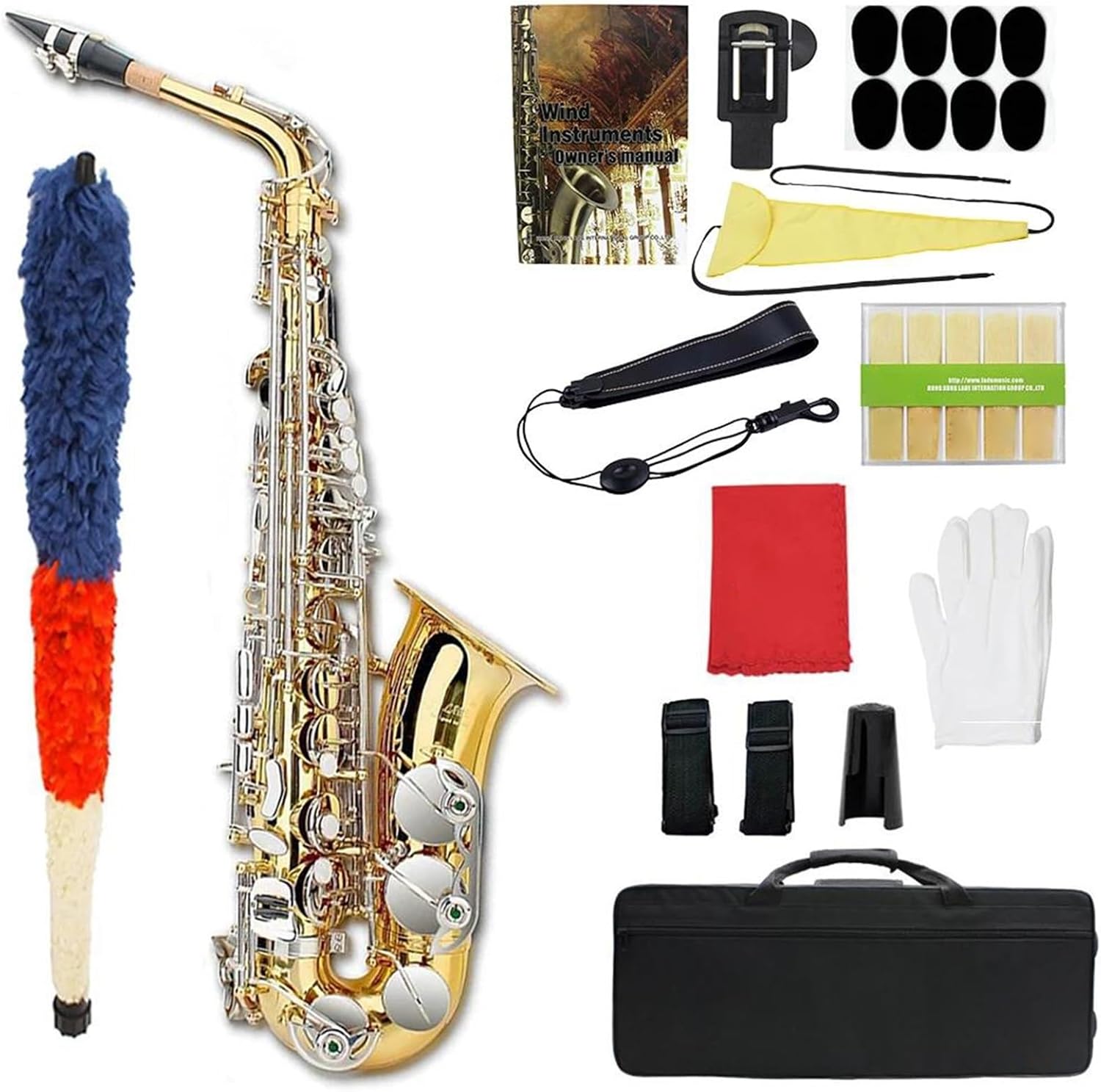 Professional Saxophone Alto Saxophone Eb Key Professional Woodwind Instrument