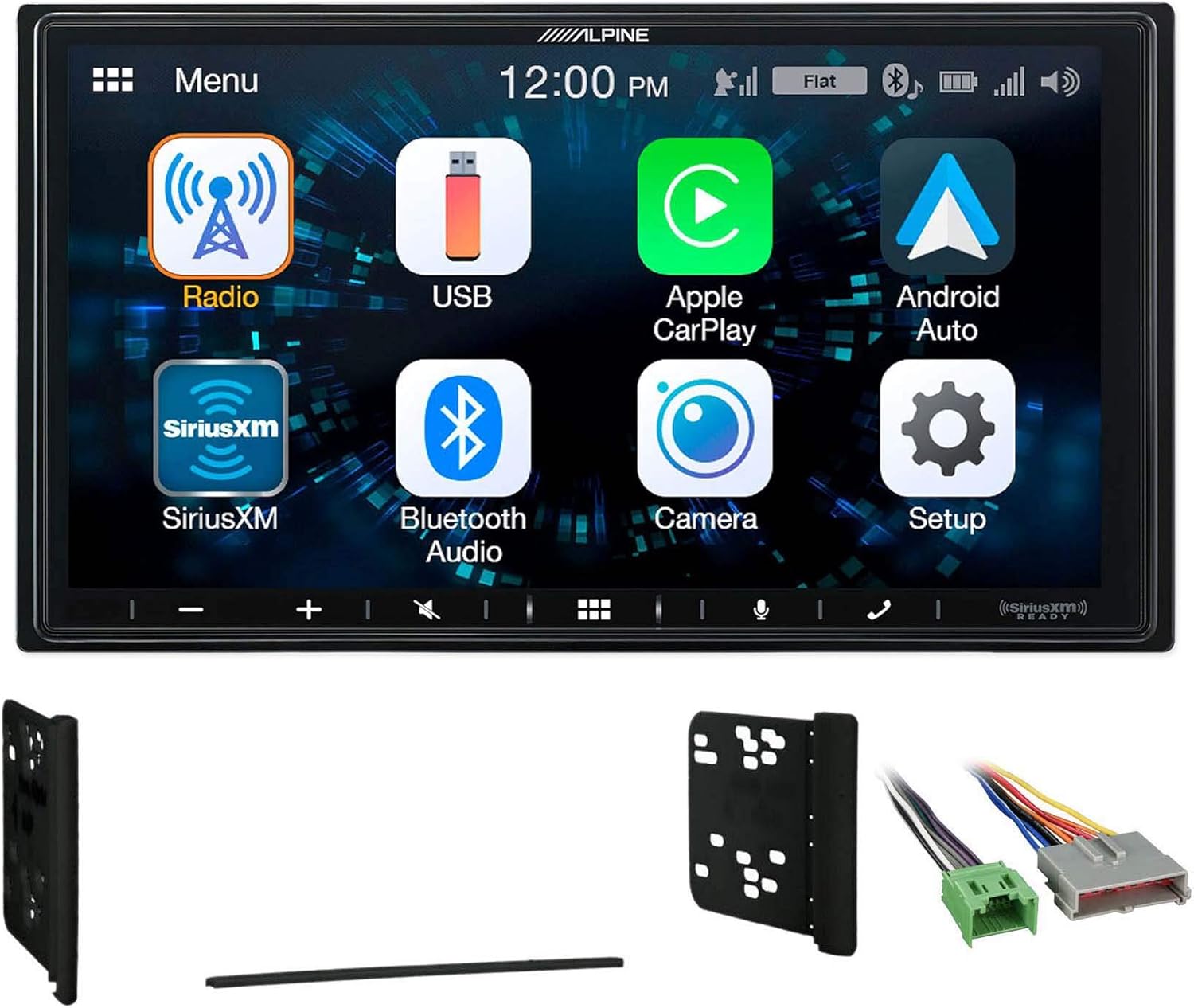 Alpine 7 Receiver Bluetooth w/Carplay/Android for 1995-1997 Ford Explorer