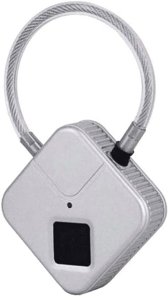 Fingerprint Padlock, Biometric Keyless Travel Lock, Replacea Anti-Theft Lock for Backpack,Luggage,Suitcase,Cabinet, Bike, Gym Locker,Office Door