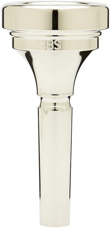 Denis Wick Classic Trombone Mouthpiece Silver Plated, 5880-5BS - Medium Backbore for Balanced Tone & Smooth Response - Small Shank Fitting Trombone Accessory for Easy Articulation - 25.7 x 6.6 x 6.8mm