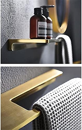 Shower Shelves Brass Shower Shelf, Bath Holder Bolt Inserting Towel Rack Corner Shelf Bathing Accessories (Color : 40CM B)