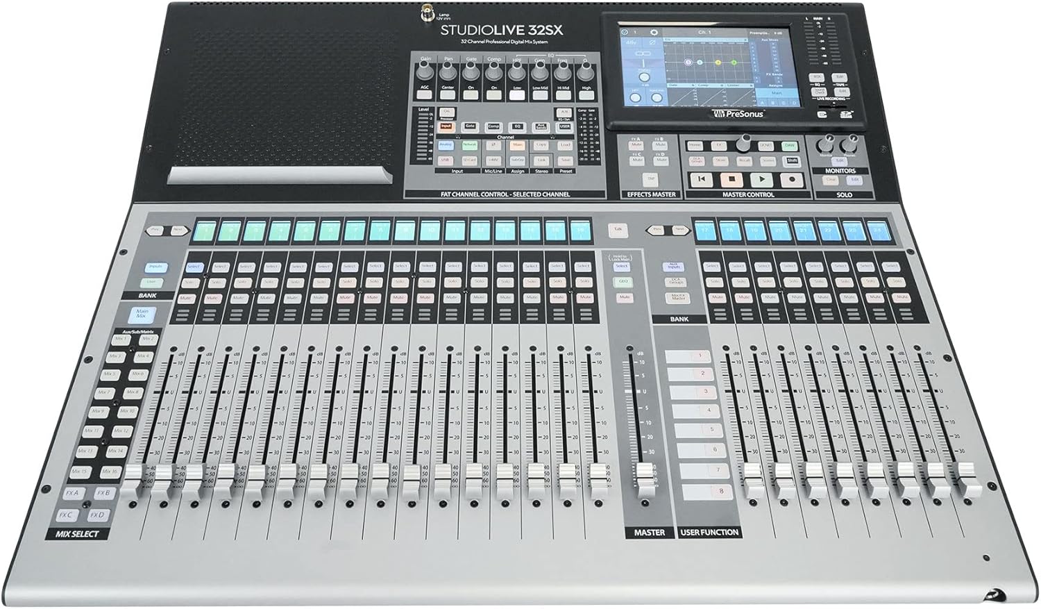 Audiosavings Bundle: Presonus STUDIOLIVE 32SX Compact 32-Ch. 22-Bus Digital Mixer+Recording Interface Bundle with Rockville SX32100 32 Channel (4 returns) 100 Foot XLR Snake Cable, 100% OFC (2 Items)