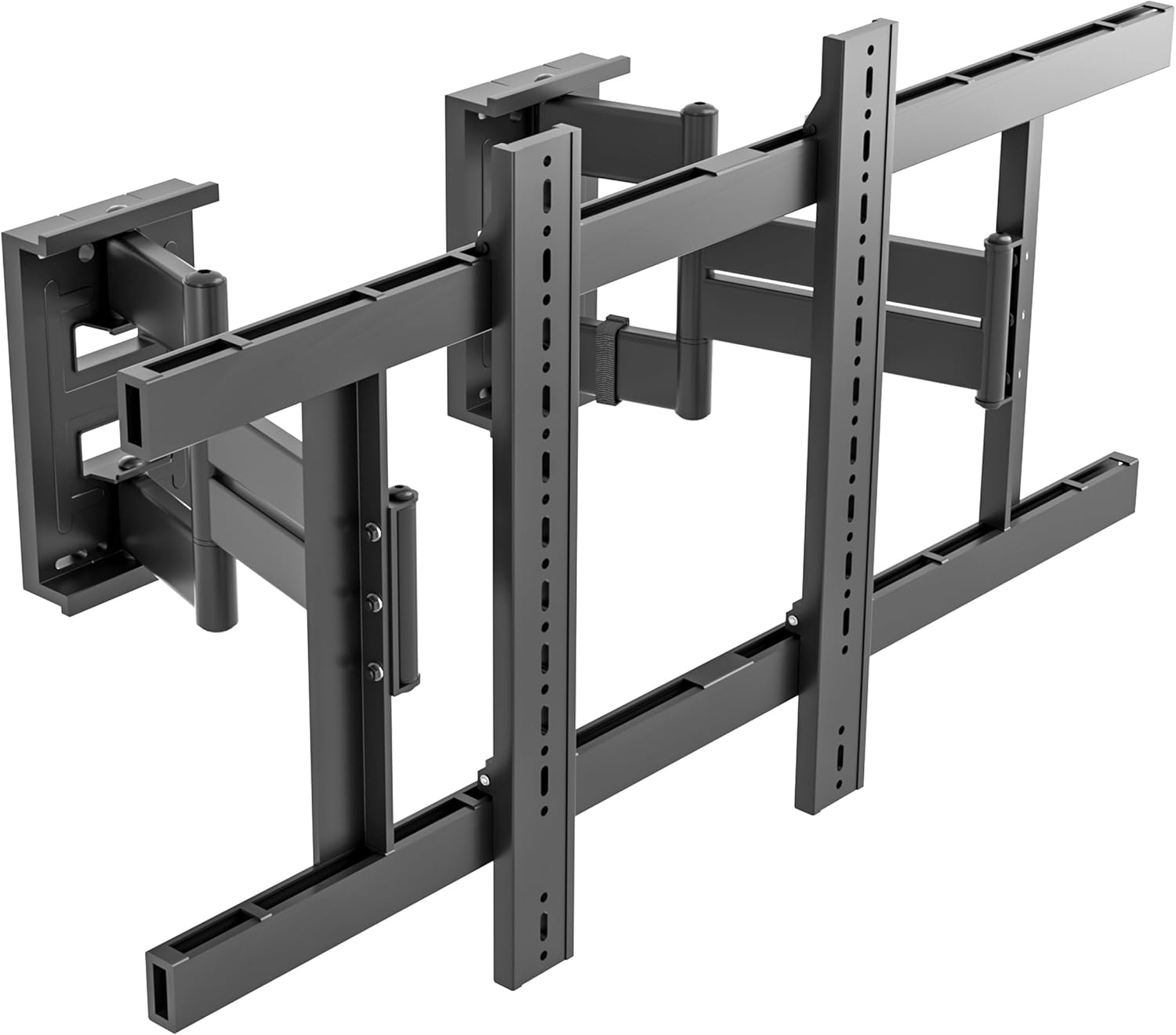 TV Wall Mount for 140 130 120 110 105 100 98 90 86 85 inch TVs, Full Motion Corner TV Bracket for 55-150 inch LCD/LED/OLED Screen Hold up to 386 lbs, Max VESA 1050x600mm,Black,DY1062