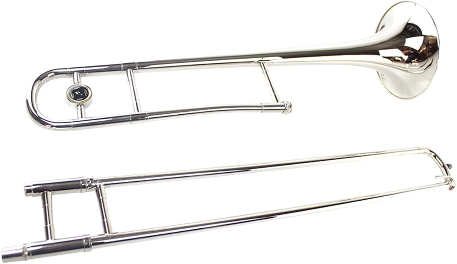 Professionals euphonium B Flat Tuned Mouth B Flat/F Transposed Tenor Trombone Instrument Phosphor Copper Pull Tube Nickel Silver Plated