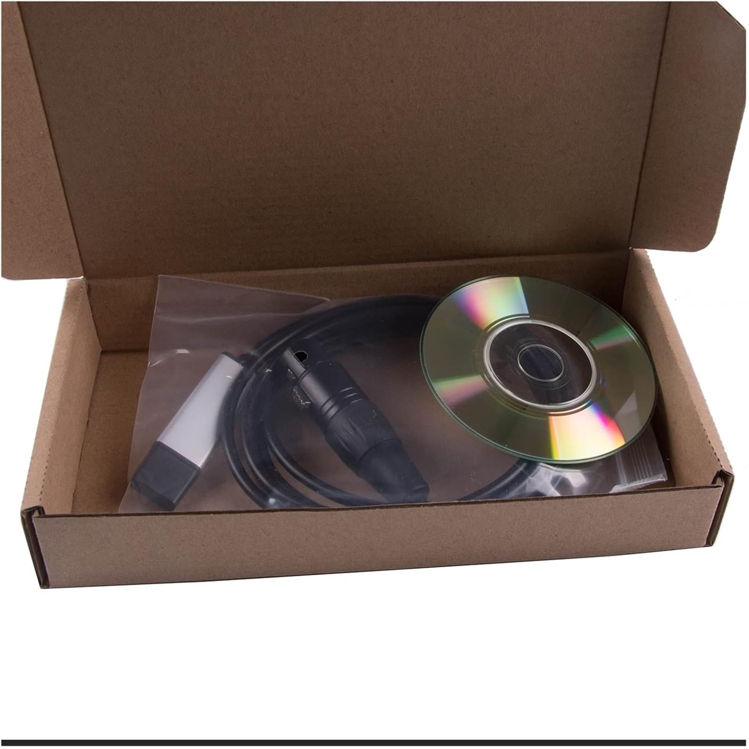 USB to XLR DMX512 DMX 512 Interface Adapter Stage Lighting Disco Light Dj Party Beam L Freestyler DMX Controller Fixture Cable (Size : 5M)