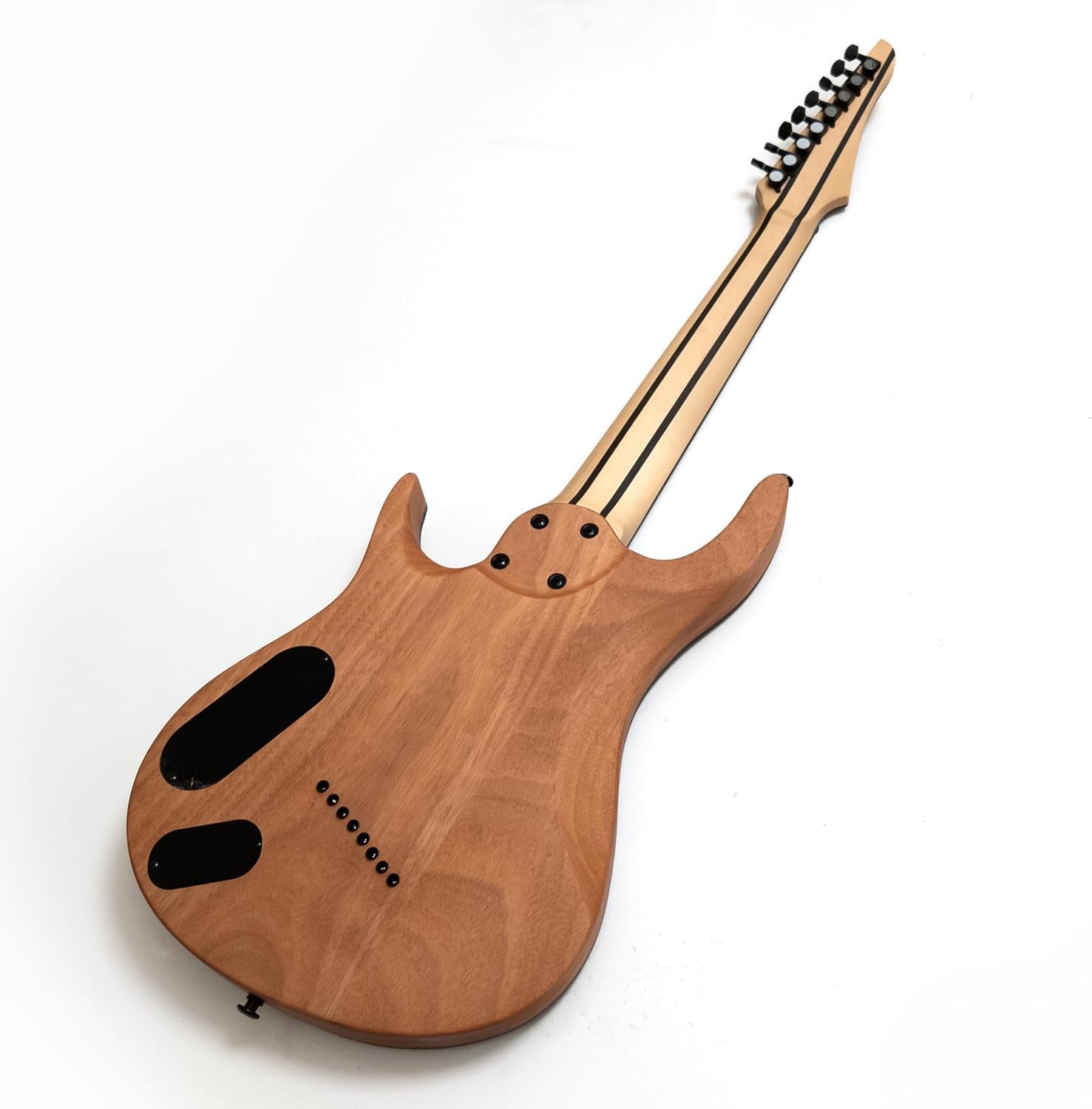 Upgrade Pro 8-String Fanned Fret Electric Guitar, Grey Tide Fade – 25.5-28