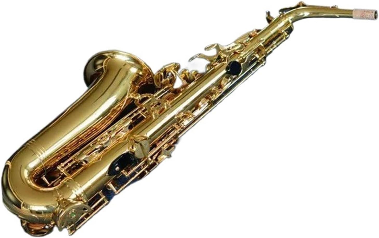 Gold Lacquer Alto Saxophone Eb Wind Brass Instrument Sax Alto Instruments Sax