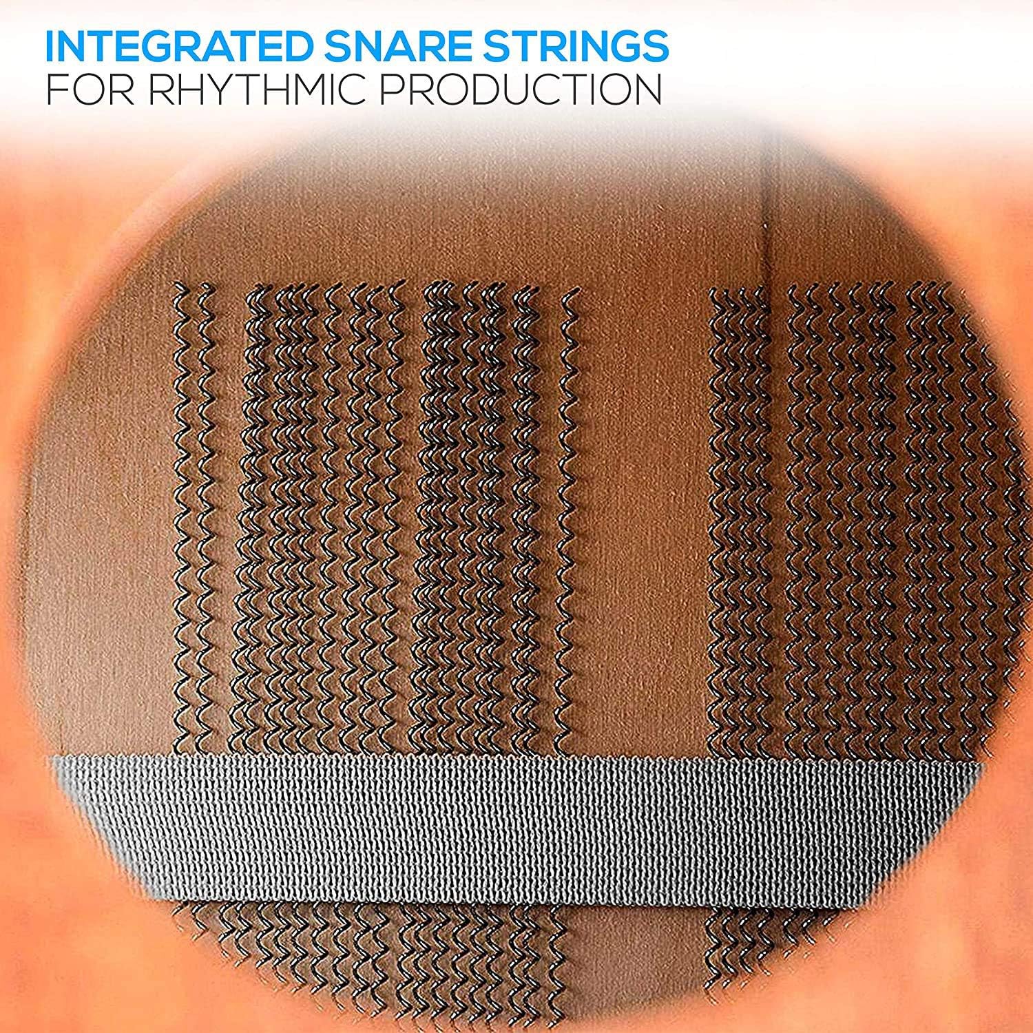 Pyle Wooden Hand Drum Percussion Beat Box-Hybrid Electronic Style Acoustic E-Cajon w/Built-in Pickup Connector, Internal Guitar Snare String PCJD50