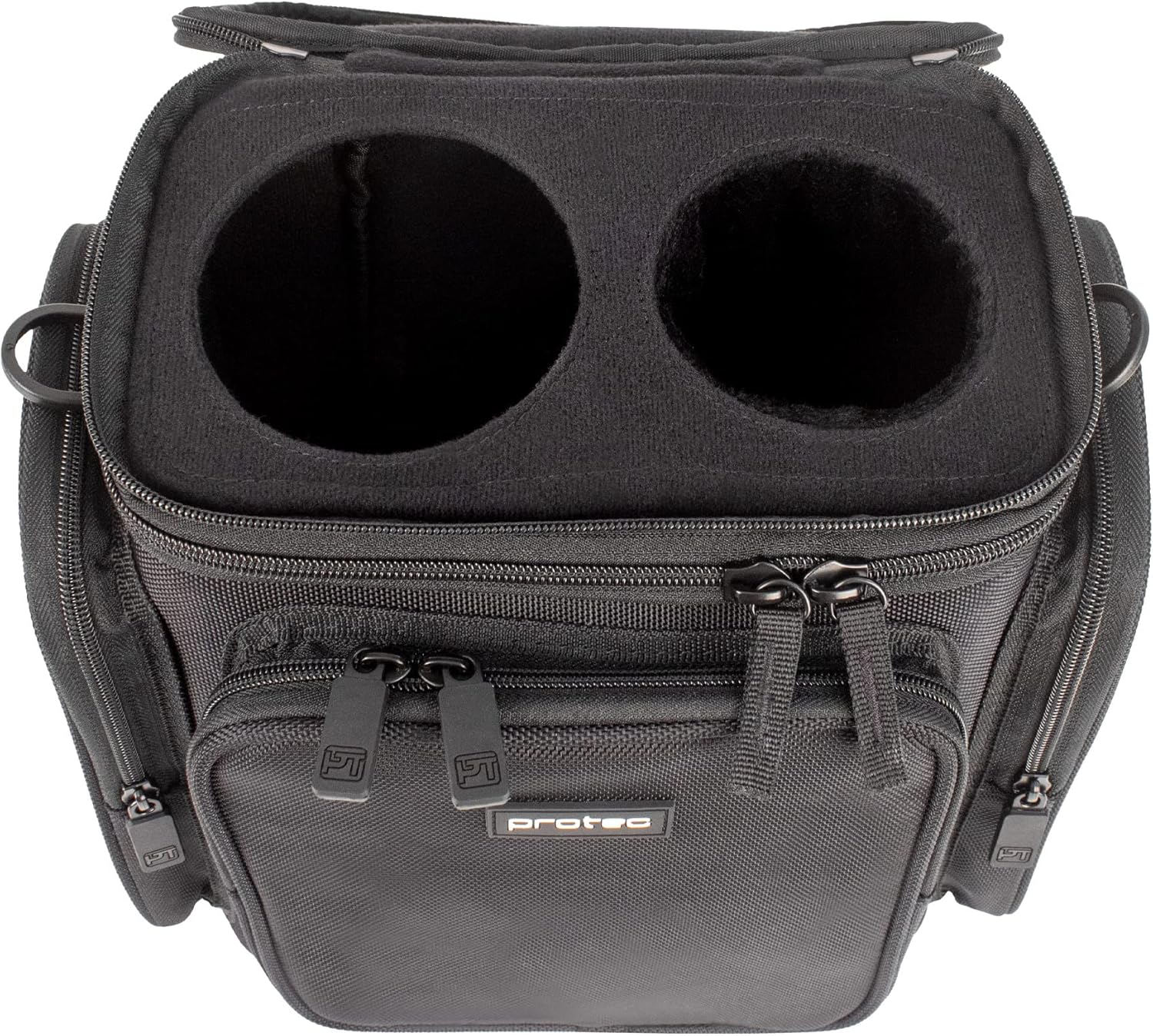 Protec French Horn Double Mute Bag, Modular Wall & Mute Holder, Model M409