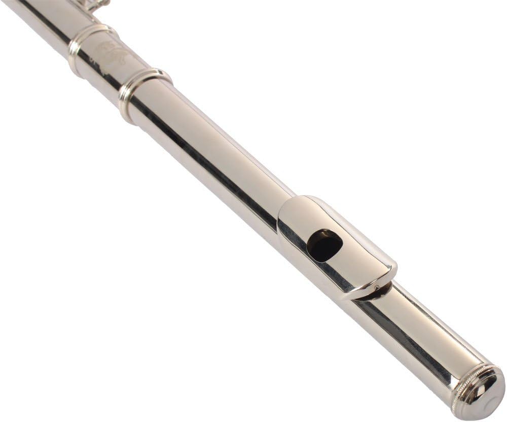 Closed Hole Flutes C 16 Key with E Key kit for Beginner, Kids, Student,Cupronickel Flute with Joint Grease,Cleaning Rod, Carrying Case