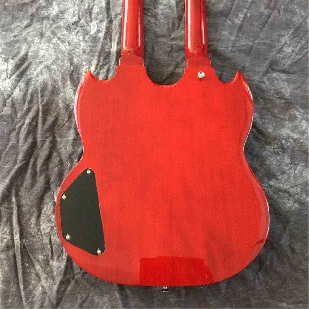 Double Headed Electric Guitar 12 String + 6 String Red Steel String Guitar Acoustic The Guitar Acoustic Guitars